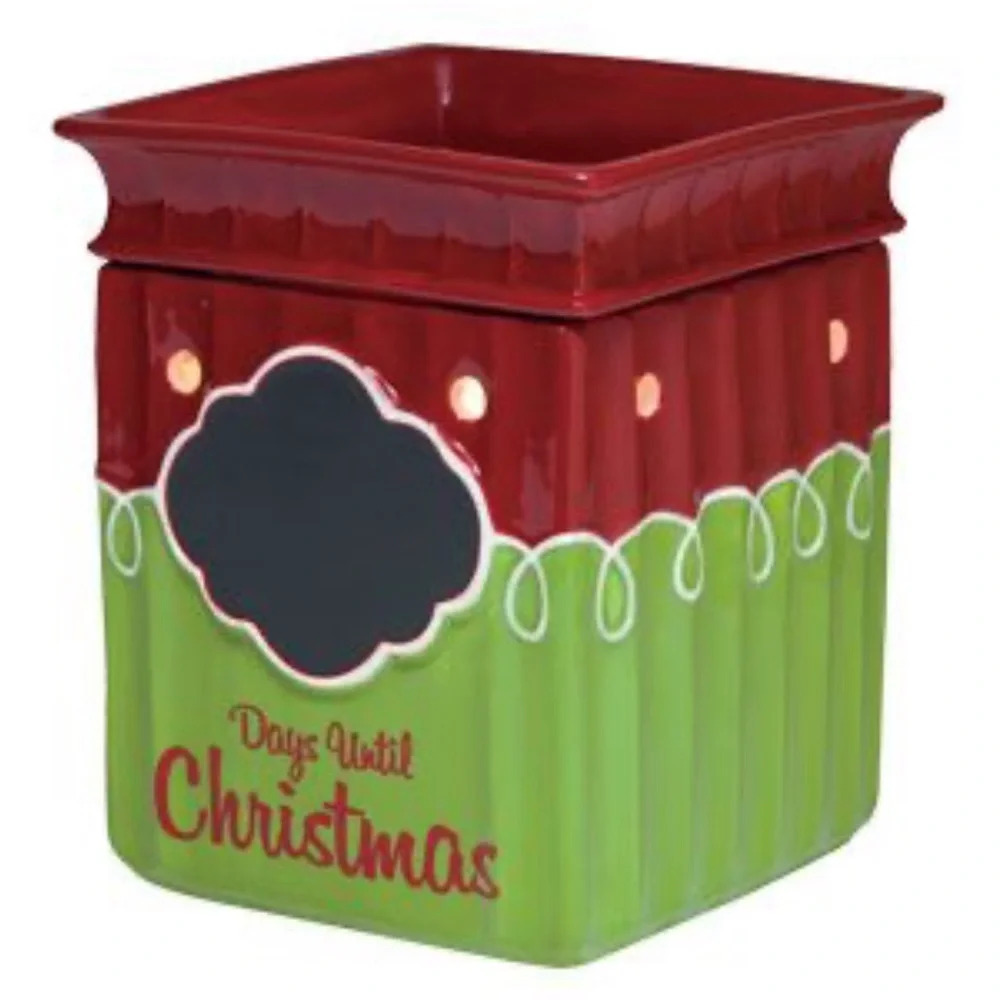 Scentsy Tis The Season Days Until Christmas Countdown Present Electric Warmer - Picture 2 of 9